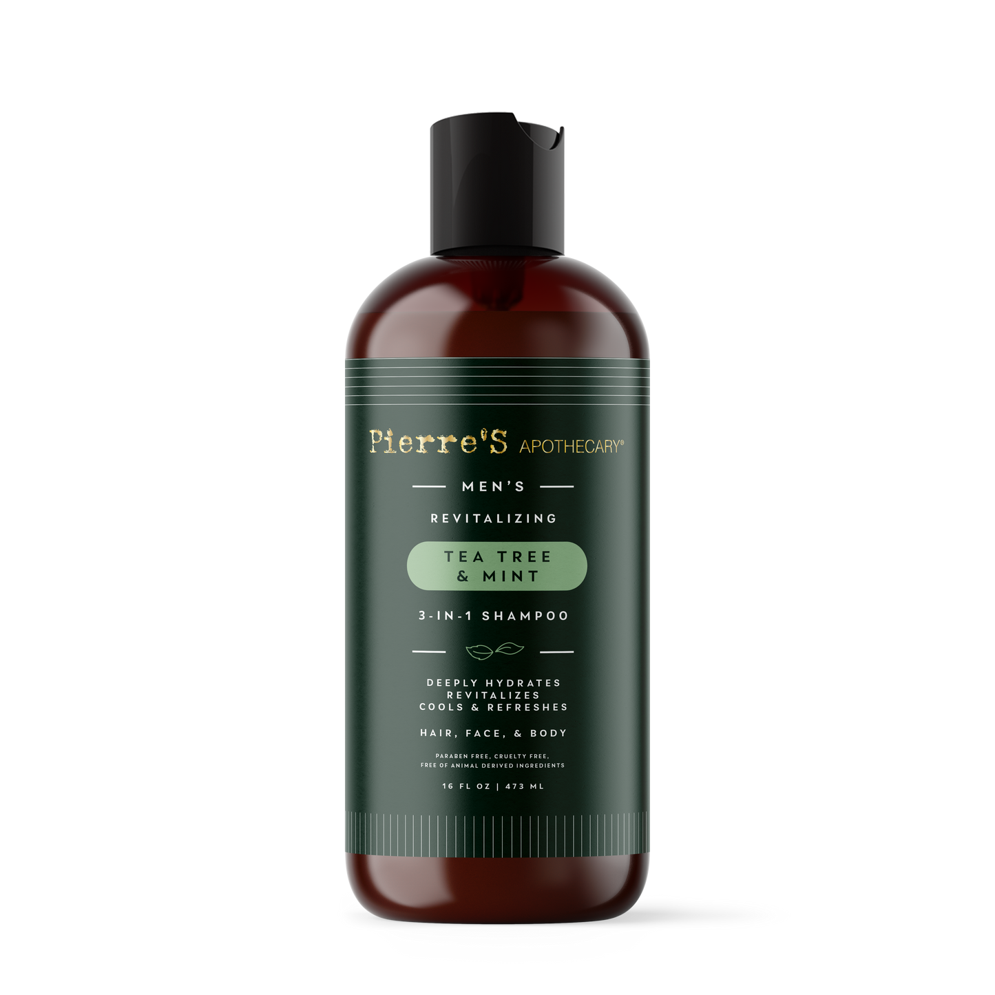 Men's 3-in-1 Revitalizing Tea Tree & Mint Wash