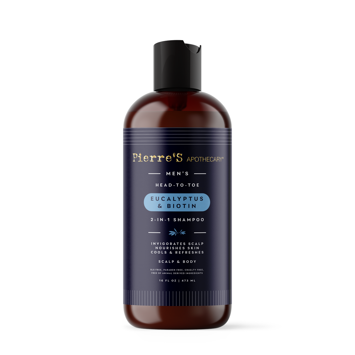 Men's 2-in-1 Head to Toe Eucalyptus & Biotin Wash